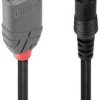 LINDY Kabel USB USB 2.0 Złącze męskie USB-A, Wtyczka DC 3,5 mm 1.50 m czarny 70266