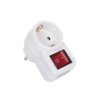 Velleman Plug adapter with switch - 1 socket