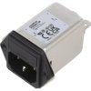 Złącze zasilające AC męskie 1A 250VAC C14 (E) 5,3mH FN9260-1-06