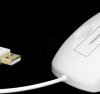 60193 Mouse, wired, USB, IP68, touch sensor, white