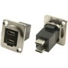 Cliff CP30212M XLR Adapter USB-C™ Socket to Plug Adapter 1pc