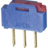 Przełącznik suwakowy Apem APEM NK236H 1 x wejście / wyjście. 12 V/AC 0,5 A