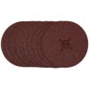Draper 68628 Fibre Sanding Discs, 125mm, 36 Grit, (Pack of 10)