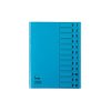 Bene 084800BL Organiser A4 Blue PVC 12 compartments Filing