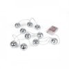 Girlanda LED - lustrzane kulki - 10szt.