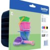 Brother atrament LC221 tusz oryginalny Combi-Pack Czarny, Cyjan, Magenta, Żółty LC221VALBP