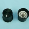 GAŁKA CZARNA 14/17mm FI=6mm h=16mm