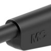 4 mm plug, solder connection, 1.0 mm², CAT II, CAT III, black, 66.2019-21