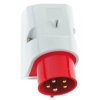 Wtyczka odbiornikowa naścienna 32A 5p 400V 6h IP44 Quick-Connect 24413