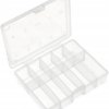 Organizer 10 przegródek - Plastikowe pudełeczko 59x47x15mm - zamykany pojemniczek