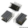 826470-6 Connector 2 x 6 Pin Horiz R2.54 THT HARTMANN