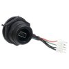 Bulgin PX0446 USB Mini B Socket Panel Mount Cable Assy to 5 Pin Header IP68