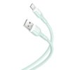 Kabel USB - USB-C 1m 2.1A zielony