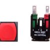 Przycisk Sterowniczy 16Mm Czerwony Z Samopowrotem 1Z 1R Xb6ca45b