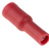 Konektor okrągły izolowany Żeński rozmiar 1.5mm² średnica przelotu 4mm RS PRO Czerwony długość całkowita 23.3mm