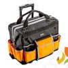 Torba monterska na kołach z teleskopowym uchwytem 17 kieszeni (6 zewnętrznych 11 wewnętrzych) poliester 600D 84-302 NEO TOOLS
