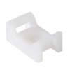 Podstawka montażowa przykręcana do opasek 18x13 biała /20szt./