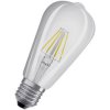 OSRAM 4058075434424 LED Retrofit CLASSIC ST 4W 827 Clear E27 Bulb