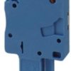 Plug, quick connection, 0.25-1.5 mm², 1 pole, 17.5 A, 6 kV, blue, 3051250