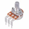 2K Logarithmic 16mm Right Angle Splined Potentiometer