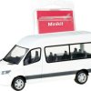 Herpa 013468 H0 Model autobusu Mercedes Benz Sprinter Bus dach wysoki, biały