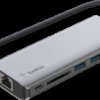 AVC008BTSGY Docking station/port replicator, USB type C, laptop, 6-port
