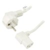 Sn325-3/07/1.5Wh Kabel Cee 7/7 (E/F) Wtyk Kątowy, Iec C13 Żeński 90 Pvc 1,5M