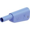 Stäubli 662022-23 SLQ-4N-46 safety plug blue 4mm stackable nickel-plated