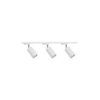 Zestaw 3X Lampa Parma Track 3F Biała Z Żarówką Led Gu10 Philips 5W Ciepła...