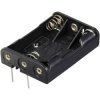TRU COMPONENTS TC-13220580 Battery tray 3x AAA Pin contact 52x37x13mm