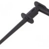 Chwytak pomiarowy cęgowy 1A czarny 300V 2mm Dł.całk: 75mm 65.9187-21