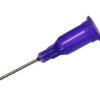 Igła dozownicza do fluxu, kleju 0,82mm 21G fioletowa