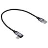 Akyga AK-USB-58 USB cable 30 cm Black durable and compact USB cable
