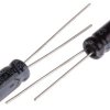 Kondensator 220μF 10V dc Radialny, Otwór przelotowy RS PRO roztaw: 2mm 5 (Dia.) x 11mm