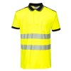 Softshell Jacket Mens Hi-Vis Yellow/Blac