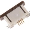 Złącze FPC 4-pinowe 0.5mm Montaż powierzchniowy Żeński Molex