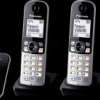 KX-TG6824GB DECT telephone with answering machine, four handsets