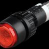 1.15.106.501/1300 Button, 24 V, 0.5 A, 1 NC/1 NO, Ø 9.1 mm, LED, red