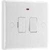 BG 853 White Nexus Moulded Switched 13A Fused Connection Unit - Indicator & Flex