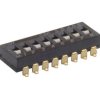 Przełącznik DIP 2-pozycyjny SPST SMD 25 mA przy 24 V DC -40 → +85°C