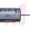 Kondensator 100μF 50V dc THT Nichicon roztaw: 5mm 10 (Dia.) x 15mm