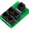 ELECTRONICS-SALON RJ45 8P8C Splitter Board, 5 Jacks Connector, Buss Board.
