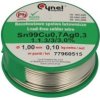 SAC99-100-010 Bezołowiowe spoiwo Sn99Ag0.3Cu0.7 1,00 mm waga 100g