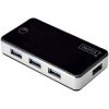 Digitus DA-70231 USB hub 4 ports USB type A USB 3.0 5 GBit/s Black, Silver