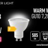 Żarówka LED GU10 38 7.2W 585lm 3000K klasa F Forever Light
