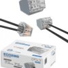 Szybkozłączka instalacyjna do przewodów sztywnych maks. 2.5mm² 8-przew. EDO208 50 szt.
