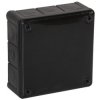 Puszka natynkowa pusta 12 wlotów VIPLAST VP-51 CZARNA IP55 118x118x46mm 051-05