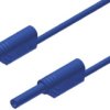 Przewód pomiarowy 2 mm 975698702, PVC, 10A, 1000V ac/dc, kolor: Niebieski, dł. 2m, -15 → +70°C, Hirschmann Test