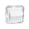 SIMON 82 Pokrywa gniazda RJ45x2 skośna biała 82579-30 KONTAKT SIMON
