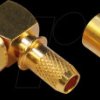 100024656 R-SMA angled connector for RG-58C/U soldered/crimp